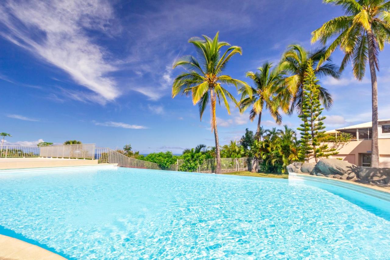 Cuty - Bel Et Spacieux Apt Avec Magnifique Vue Mer Et Piscine Saint Gilles Les Bains ภายนอก รูปภาพ