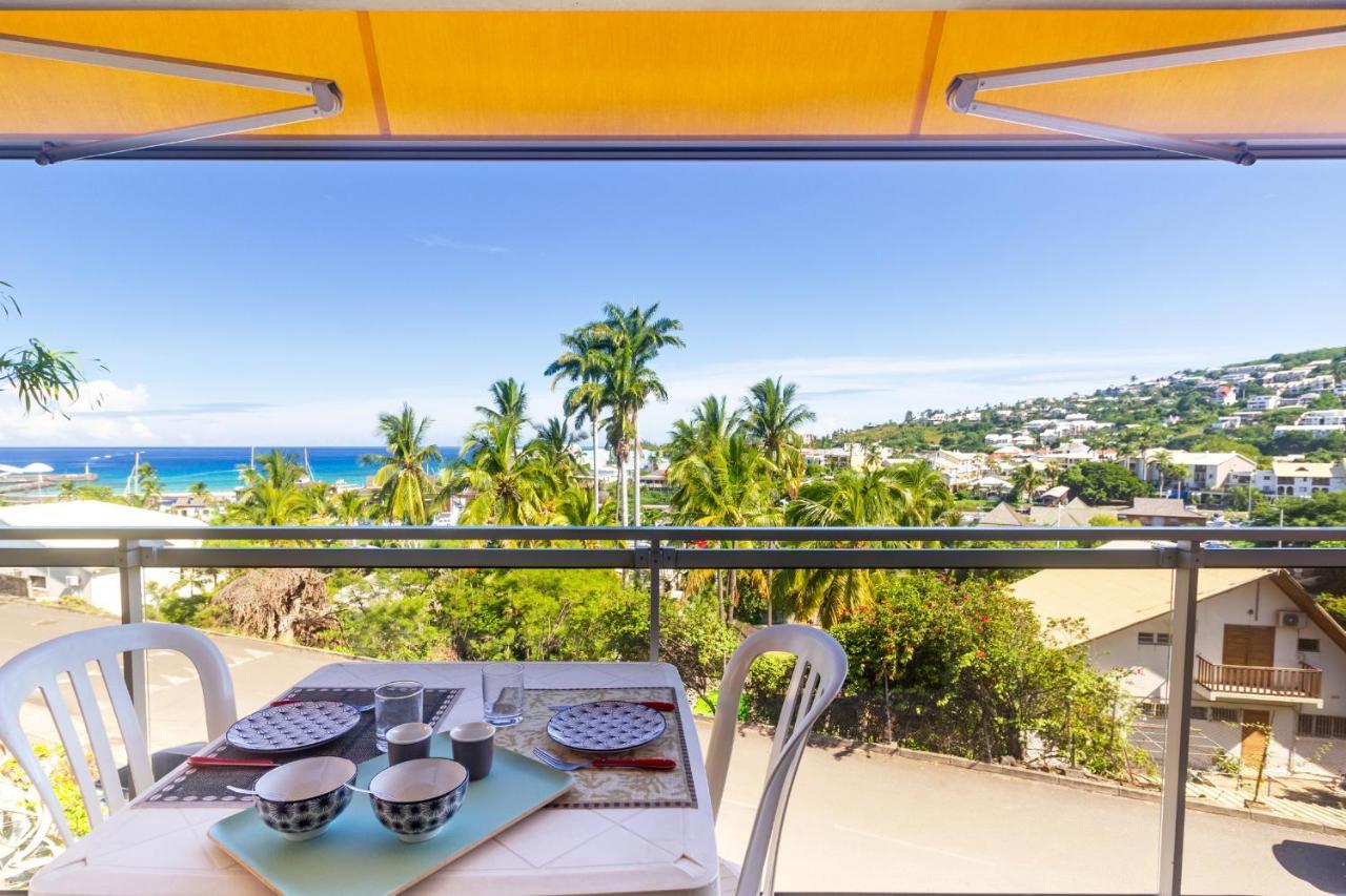 Cuty - Bel Et Spacieux Apt Avec Magnifique Vue Mer Et Piscine Saint Gilles Les Bains ภายนอก รูปภาพ