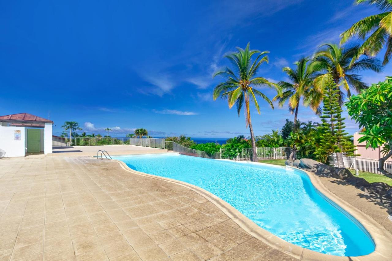 Cuty - Bel Et Spacieux Apt Avec Magnifique Vue Mer Et Piscine Saint Gilles Les Bains ภายนอก รูปภาพ